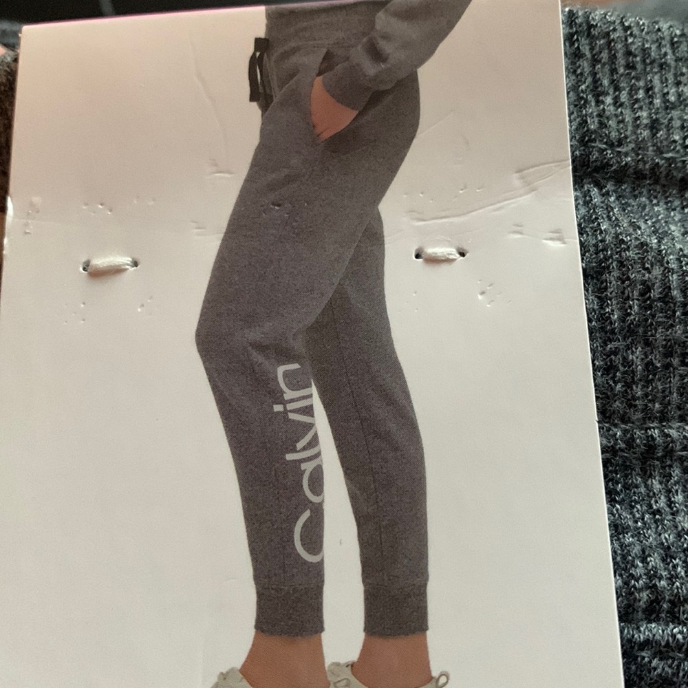 Calvin Klein sweatpants new with tags size small gray